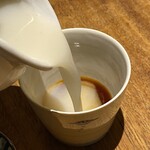 しおて - 蕎麦湯