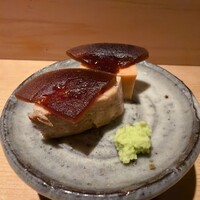 匠　達広 - 久しぶりに食べたあん肝と奈良漬け