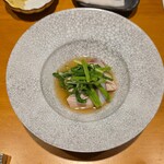 鮨 こしかわ - ブリのしゃぶしゃぶ