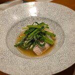 鮨 こしかわ - ブリのしゃぶしゃぶ