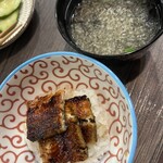 うなぎマフィア。 - 〆のうな丼は超ひと口サイズにしてくださいました‍♀️ありがとうございます！