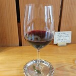 イルグラーノ製麺所・イートインデノミーナ - 赤グラス