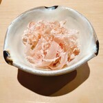 鮨 唐島 - 削りたて鰹節と卵かけご飯