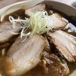 らーめん八平 - アリランチャーシューのドアップ