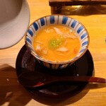 寿司こまち - 佐渡のベニズワイガニ茶碗蒸し