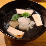 寿司こまち - はもと松茸の味噌汁