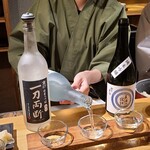 寿司こまち - 呑み比べ三種おかわり