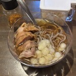 ホルモン焼肉 ちばず七輪 - 肉そばハーフ