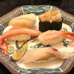 金沢まいもん寿司 渋谷パルコ店 - 金沢まいもん百万石握り。贅沢すぎる〜♪