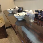 麺工房 華みずき - カウンター席