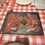 メソン･バスカ - スペイン産生ハム2種盛り　¥1540