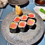 数寄や とっととやれや - 細巻き・トロたく（1650円）