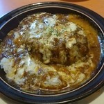 デニーズ - 焼きチーズハンバーグカレードリア899円(2014/11)