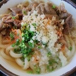 さか枝うどん 春日店 - 肉うどん(小) 350円