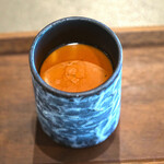 メゾン ケイ - ランチコース 16488円 の御殿場産ほうじ茶のパンナコッタ