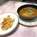 サイゼリヤ イオンモール長久手店 - ◇田舎風ミネストローネ         税込300円
                                このお値段で野菜たっぷり。
                                ◇ ポップコーンシュリンプ     税込300円　　　　　　　　衣はカリッと、海老はぷりぷり