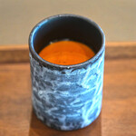 メゾン ケイ - ランチコース 16488円 の御殿場産ほうじ茶のパンナコッタ