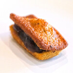 メゾン ケイ - ランチコース 16488円 の虎屋の小倉餡のフィナンシェ