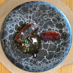 メゾン ケイ - ランチコース 16488円 のあいち鴨 レバニラソース