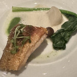 オザミトーキョー - 甘鯛のクリスティアン　ヴァンジョーヌの香りー外はカリッとして中フワッとで美味しかった