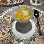 銀座嘉禅 - ライムとトロピカルフルーツのグラニテ◯