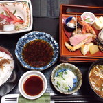 Shunsaiya Issou - 【ランチ】幸せ御膳（ここに、天ぷらと小鉢が付きます。）