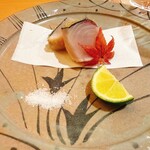 鮨 さかい - 秋鰆の揚げ物