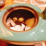 鮨 さかい - 松茸とクエの土瓶蒸し