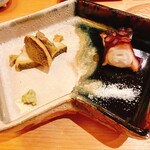 鮨 さかい - 唐津の鮑と長崎のタコ