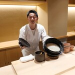 日本料理 研野 - 青天の霹靂　釜炊きご飯