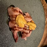 焼肉芝浦 - 私は好きじゃなかった。雲丹の質かと。