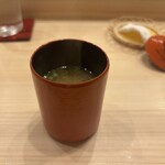 鮨 赫 sushi aka Tokyo - 味噌汁