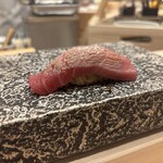 鮨 赫 sushi aka Tokyo - 中トロ炭炙り