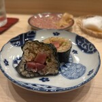 鮨 赫 sushi aka Tokyo - サプライズの巻き物