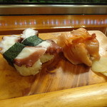 鮨処 道楽 - たこ、赤貝　　2014 Nov