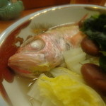 鮨処 道楽 - ノドグロの酒蒸    2014 Jun 28