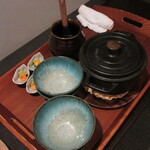 日本料理 TOBIUME - 食事の準備