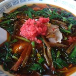 さかえや - 満州にらラーメン（醤油・アップ）