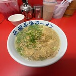 元祖ラーメン 博多元長 - ゴマとラーたれで調整して頂きます