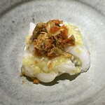 眞善美 - 長崎　ケンサキイカ　黄ニラ　白銀百合根　上海蟹雌のほぐし身