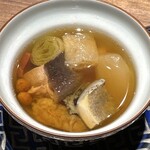 眞善美 - 蒸しスープ　海鼠　衣笠だけ　干し海老　干し貝柱　鮑　魚の浮袋