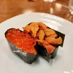 稲城 ヨロシク寿司 - イクラ、ウニ