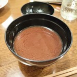 稲城 ヨロシク寿司 - シジミの味噌汁