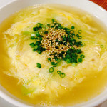 新鮮ホルモン豚風 - たまごスープ