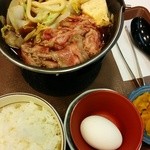 すき家 - すき鍋定食2014