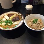 MEN-EIJI - 沖縄すば（700円）とジューシー（150円）