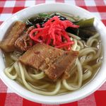 宮里そば - そば小のドアップ