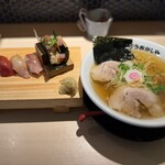 鮨とラーメン うおがしや - 