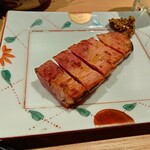 炭火と串焼きと肴 原価酒場 イロ鶏ドリ - 厚切りベーコン