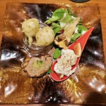 イルクオーレ ピアットスズキ - シェフお任せ前菜盛合